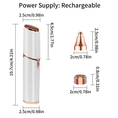 2-in-1 Eyebrow & Facial Hair Trimmer