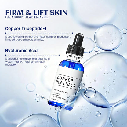 Copper Peptide Repair Serum (GHK-Cu Peptide and Hyaluronic Acid)
